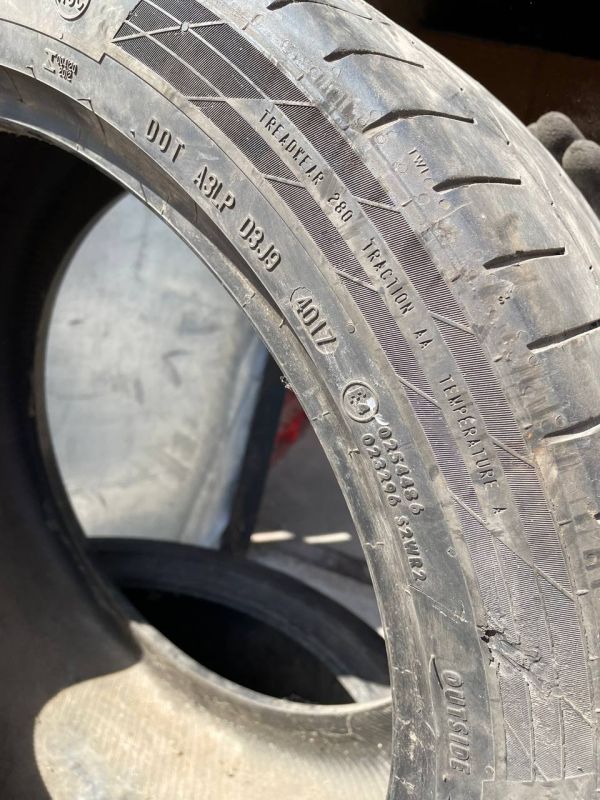 Continental 275/40 zr 20 2017p RunFlat