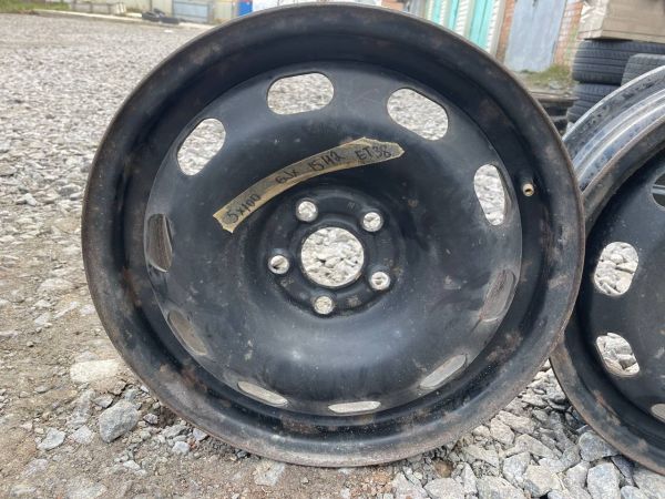 Один диск металевий розболтовка 5х100 6Jx15H2 ET38 VW 2шт