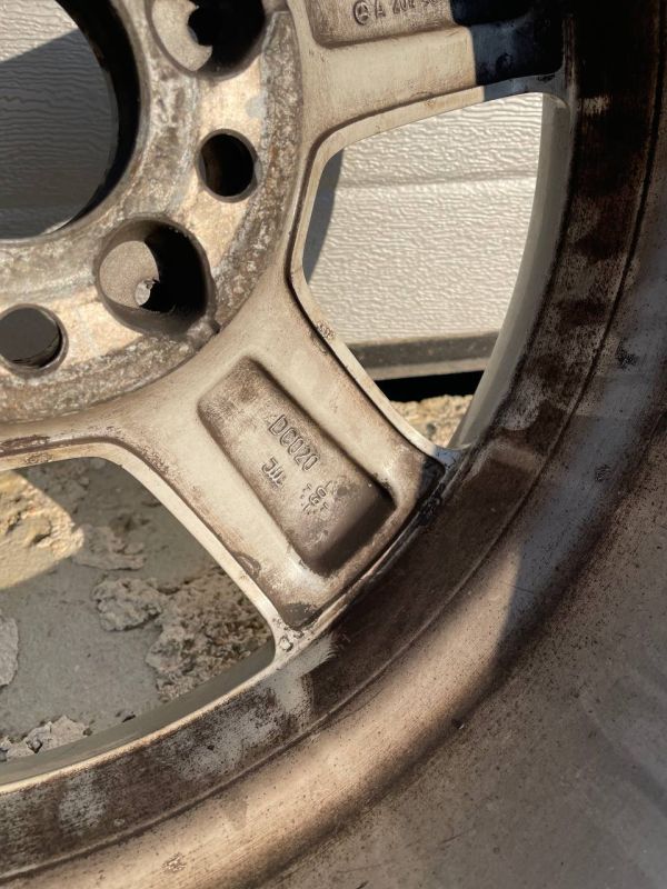 Комплект диски різноширокі розболтовка 5x112 r17 et58,et47 Mersedes