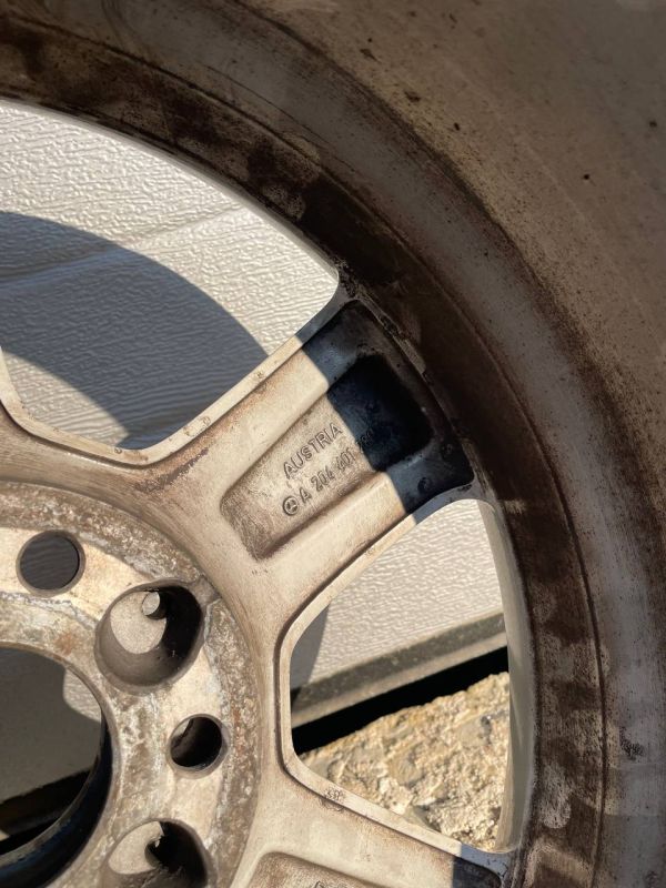 Комплект диски різноширокі розболтовка 5x112 r17 et58,et47 Mersedes