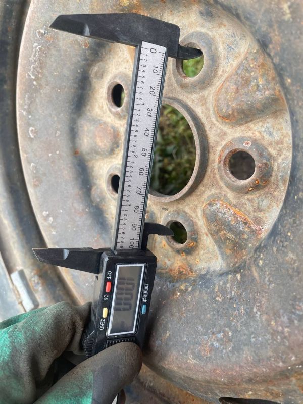 Диск металевий запаска 5x100 r14
