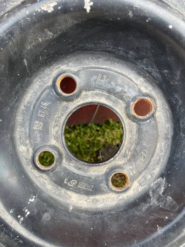 Диск металевий запаска Hyundai Kia 4/100 r14