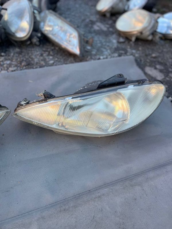 Фари передні пара ліва права Peugeot 206 1998-2003