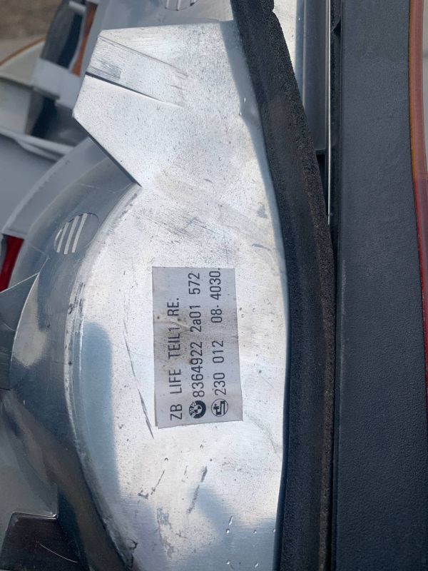 Ліхтар стоп фонарь задній лівий правий BMW 3 E46 БМВ 3 Е46 Седан