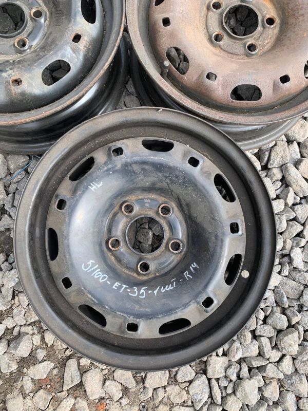 Диски металеві WAG розболтовка 5х100 r14 et 35 dia 56mm