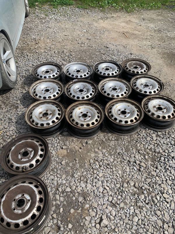 Диски металеві WAG розболтовка 5х112 r15 et 47 dia 56mm пара комплект один