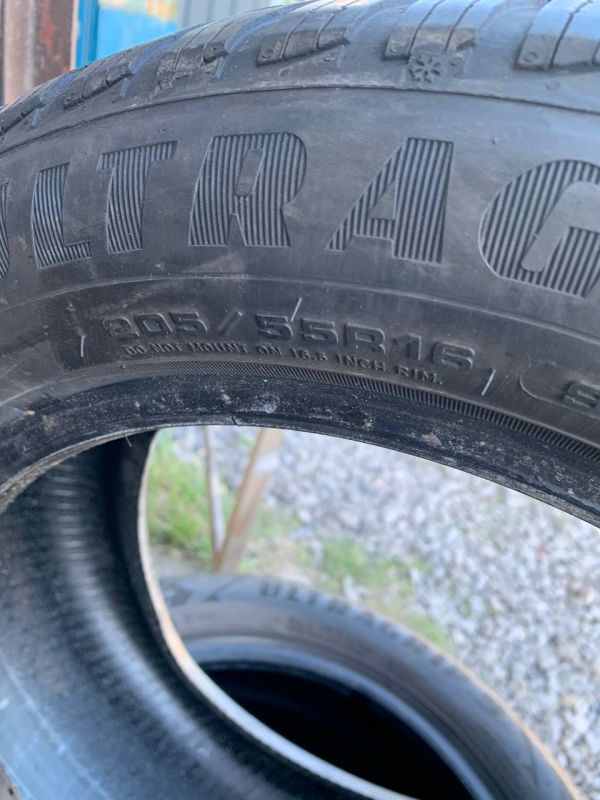 Шини комплект пара Goodyear 205/55 r16 резина
