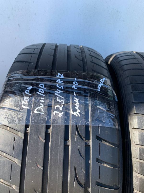 Шини пара Dunlop 225/45 r17 літо резина
