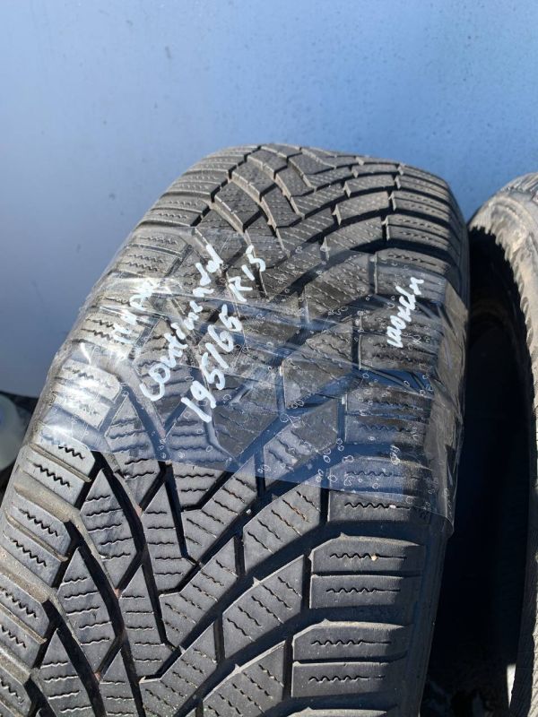 Шини пара Continental 195/65 r15 зима резина