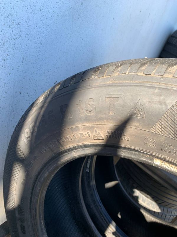 Шини пара Continental 195/65 r15 зима резина