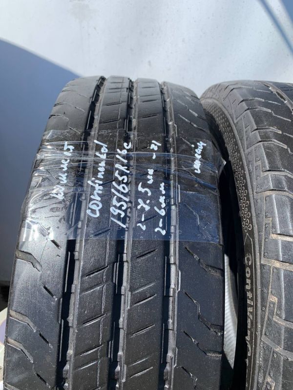 Шини комплект Continental 195/65 r16 c літо резина
