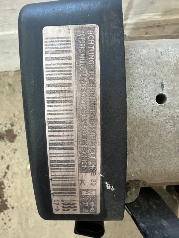 Двигун Мотор AZJ 2.0 MPI 8V Skoda Octavia Volkswagen Golf IV Bora Jetta Seat Leon Toledo